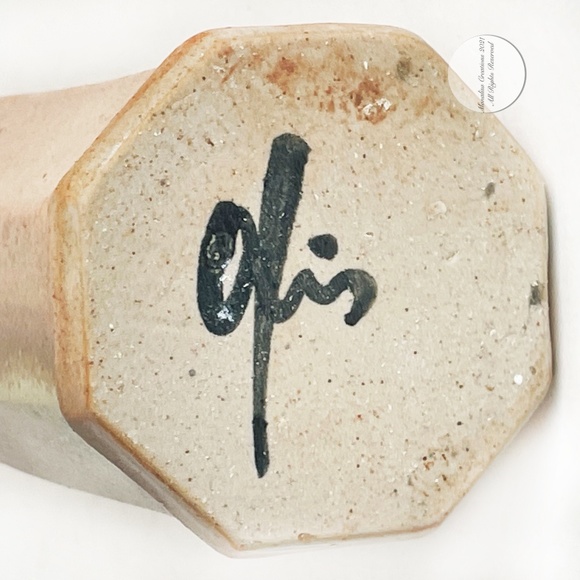 Otis Pottery Large Vase Abstract Contemporary Stoneware - Picture 9 of 10